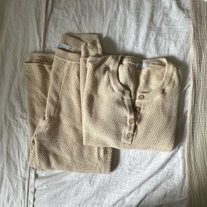 Free People Hailee Sweater Set in Au Lait